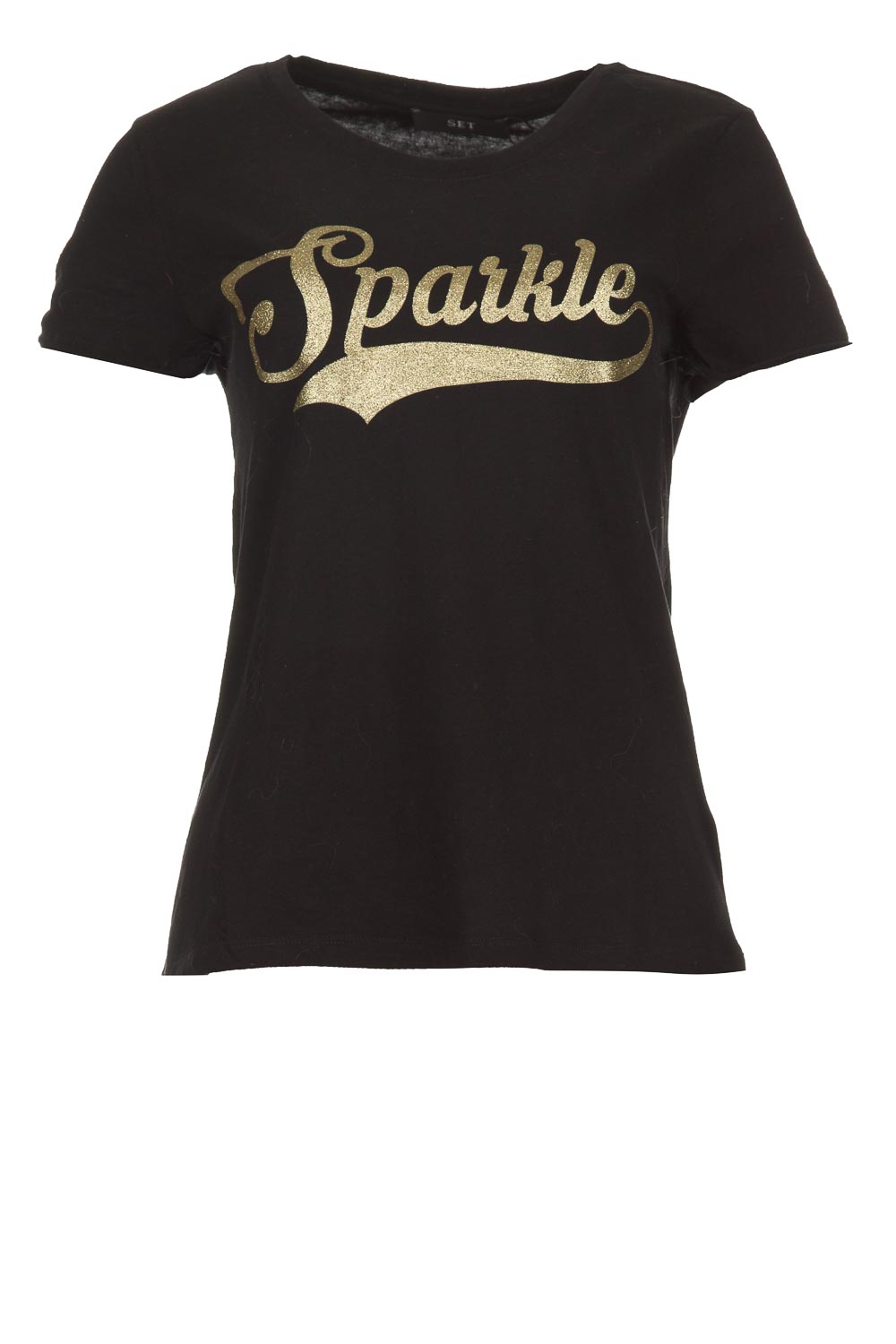 T-shirt with glitter | | Set Little | Soho print Sparkle black