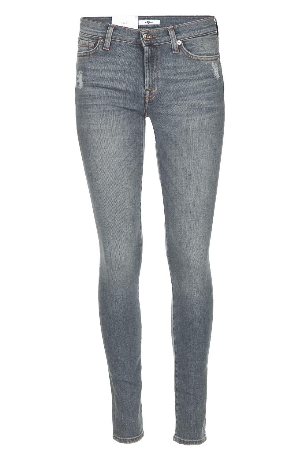7 for all mankind grey skinny jeans
