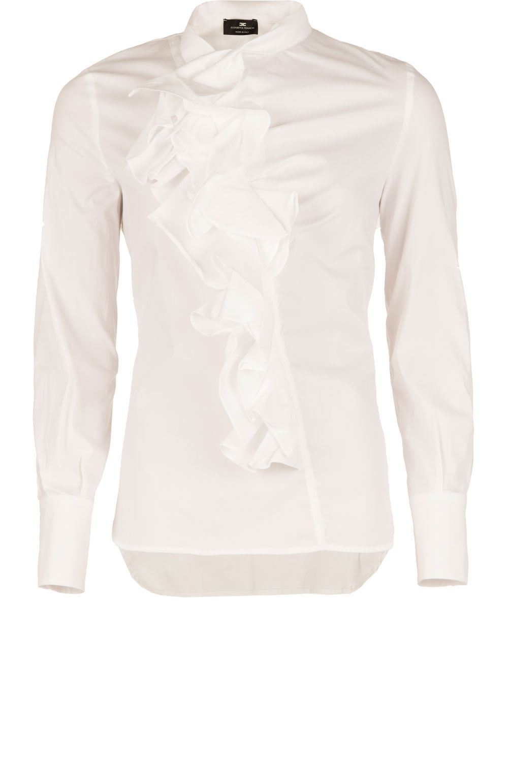 ruffle blouse wit