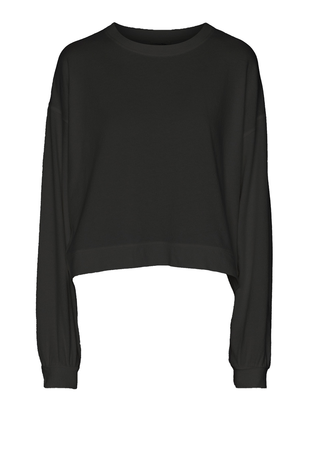 American vintage Jersey zachte sweater Rakabay zwart