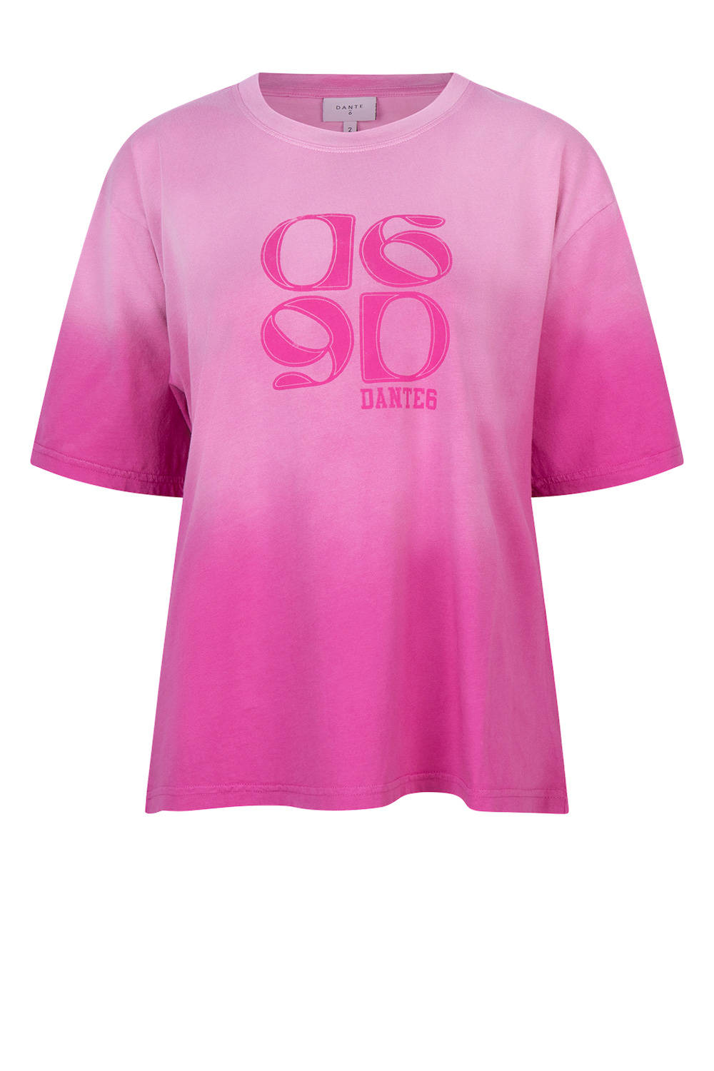 Dante 6 Verwassen t-shirt logo Ashton roze