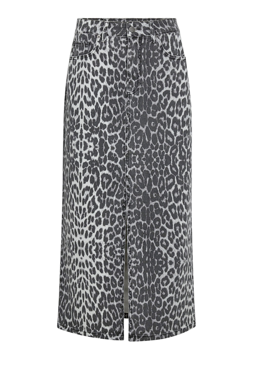 Co'Couture Leopard denim rok Leo dierenprint