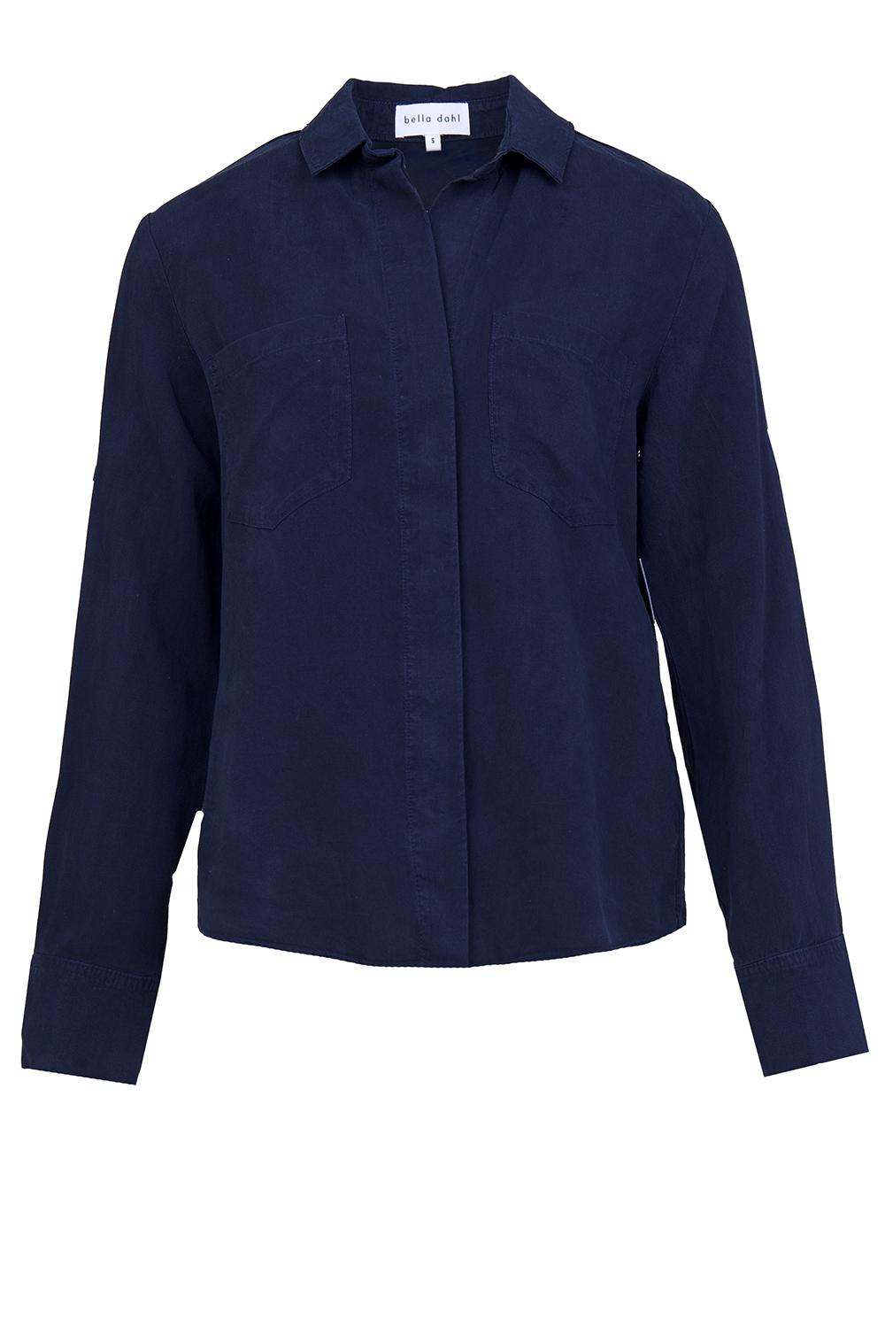 Tencel blouse Mira blauw Bella Dahl Little Soho