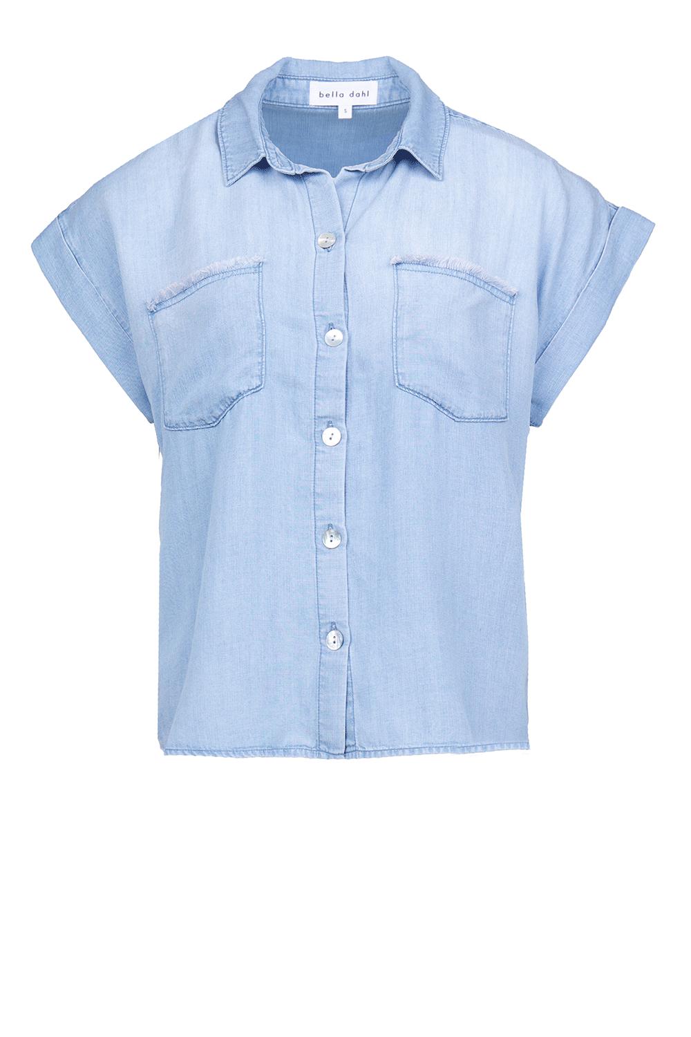 Tencel blouse Lilly blauw Bella Dahl Little Soho