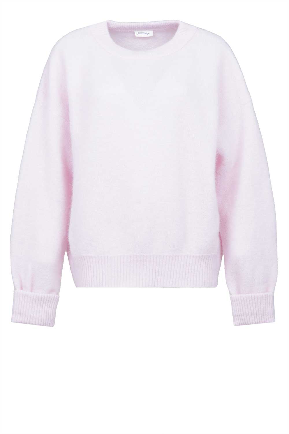 American vintage Zachte alpaca sweater Vitow roze